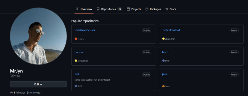 GitHub Profile Preview